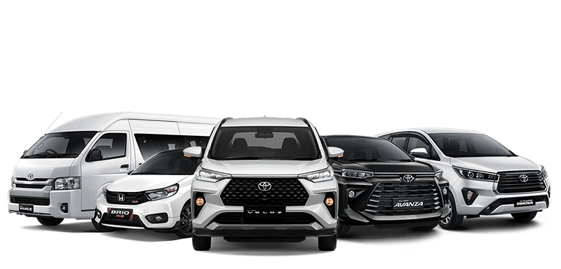 SUV premium berwarna biru metalik